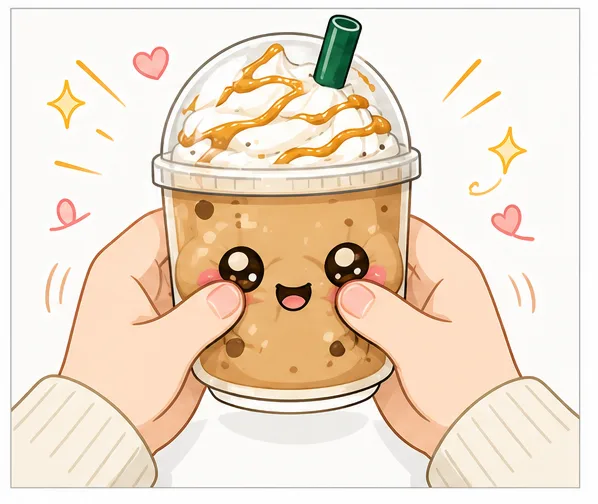 Karamel Kremalı Frappuccino Paper Squishy Yapımı - 6. Adım: Tabana Mikro Delik Aç & Kahveni Sık! 🎉 Kağıt Sukuşi Yapım Aşaması